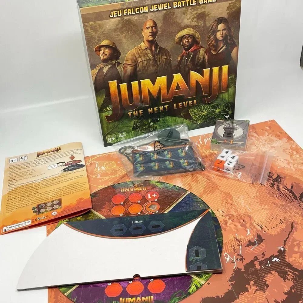 Cardinal Jumanji 3 The Next Level Falcon Jewel Battle Board Game 100% Complete